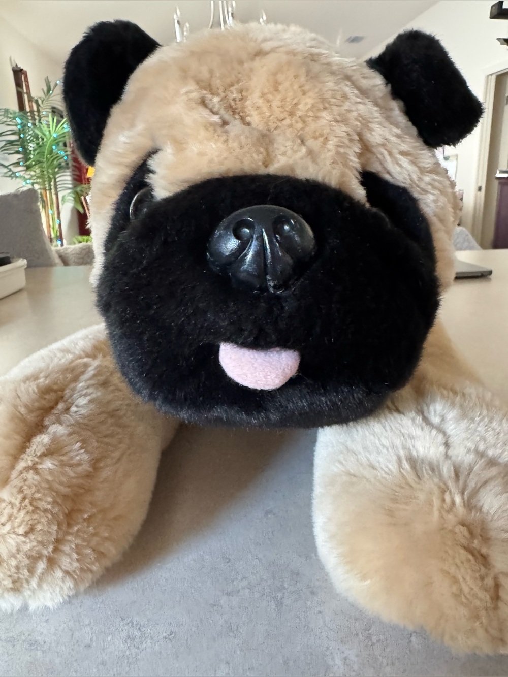 Universal Studios MIB Frank Pug Stuffed Plush Dog 28" Men In Black